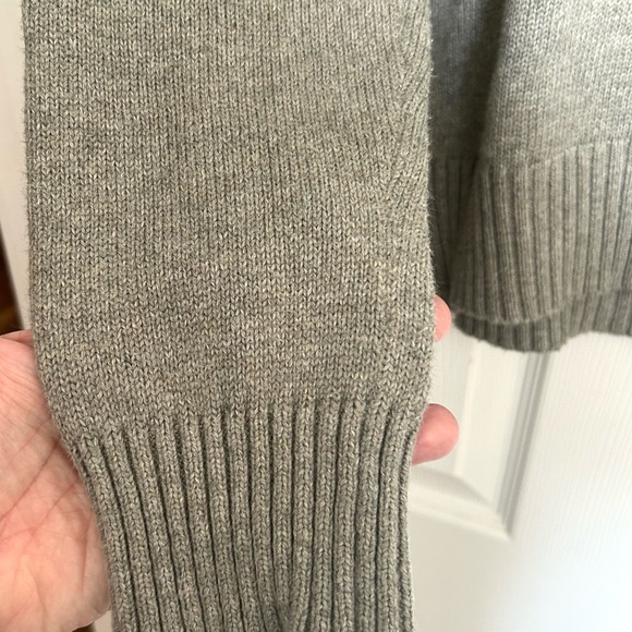 Polo Ralph Lauren Gray 1/4 Button Knit Long Sleeve Sweater Mens Large - Picture 2 of 9